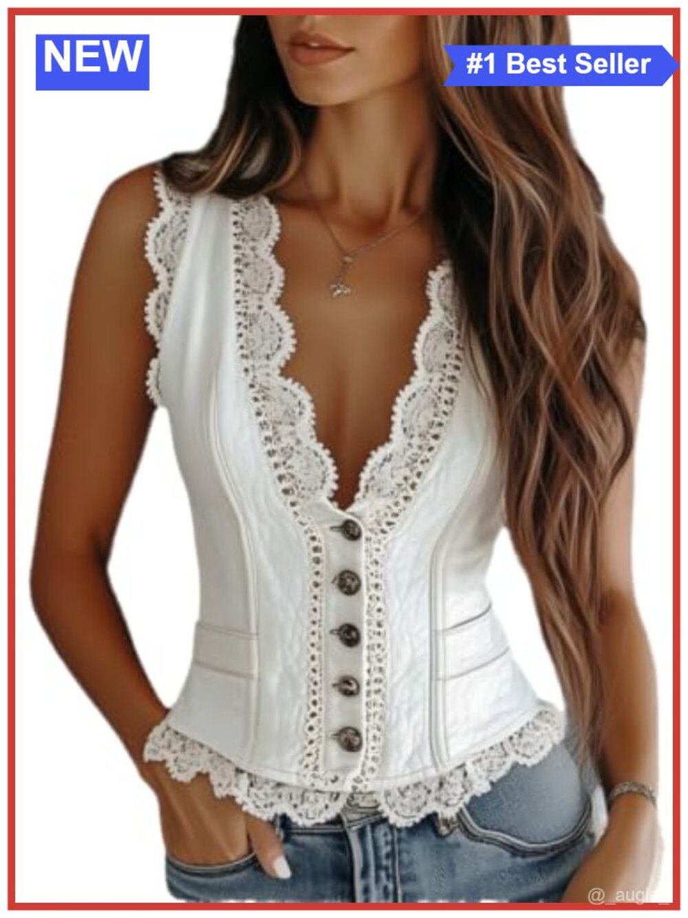 Faux Leather Vest Women Western Country Concert Sleeveless Tops